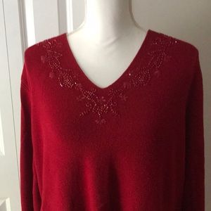 Holiday lightweight sweater